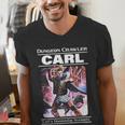 Dungeon Crawler Carl Vintage Paperback Illustration Book Men's V-Neck T-Shirt Dungeon Crawler Carl Vintage Paperback Illustration Book Men's V-Neck T-Shirt