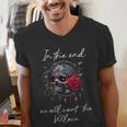 In The End We All Want The Villain Smutty Book Dark Romance Men's V-Neck T-Shirt In The End We All Want The Villain Smutty Book Dark Romance Men's V-Neck T-Shirt