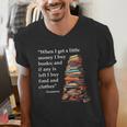 Erasmus When I Have Money I Buy Books Men's V-Neck T-Shirt Erasmus When I Have Money I Buy Books Men's V-Neck T-Shirt