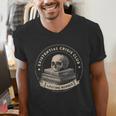 Existential Crisis Club Lifetime Member Skull And Books Men's V-Neck T-Shirt Existential Crisis Club Lifetime Member Skull And Books Men's V-Neck T-Shirt