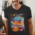 Fantasy Drama Tragedy Books Subtle Anti-Trump Men's V-Neck T-Shirt