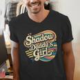 Fantasy Romantasy Book Retro Vintage Shadow Daddy Girl Men's V-Neck T-Shirt Fantasy Romantasy Book Retro Vintage Shadow Daddy Girl Men's V-Neck T-Shirt