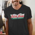 Fresh Books Read Daily Saying Reading And Book Men's V-Neck T-Shirt
