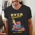 Fully Booked But I Am Ok Book Lover Reading Author Men's V-Neck T-Shirt Fully Booked But I Am Ok Book Lover Reading Author Men's V-Neck T-Shirt