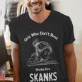 Girls Who Don't Read Book Are Skanks Design Men's V-Neck T-Shirt