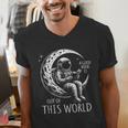 A Good Book Is Out Of This World Kids Reading Imagination Men's V-Neck T-Shirt A Good Book Is Out Of This World Kids Reading Imagination Men's V-Neck T-Shirt