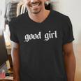 Good Girl Book Club Smut Book Reader Romance Spicy Book Men's V-Neck T-Shirt