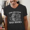 Good Girls Read Bad Books Reader Dark Romance Men's V-Neck T-Shirt Good Girls Read Bad Books Reader Dark Romance Men's V-Neck T-Shirt