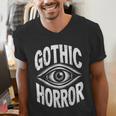 Gothic Classic Horror Thriller Book Movie Film Halloween Men's V-Neck T-Shirt Gothic Classic Horror Thriller Book Movie Film Halloween Men's V-Neck T-Shirt