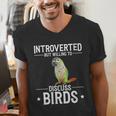Green Cheek Conure Introvert Parrot Bird Conure Men's V-Neck T-Shirt Green Cheek Conure Introvert Parrot Bird Conure Men's V-Neck T-Shirt