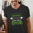Happiness Is a Cup Of Tea And a Good Book Men's V-Neck T-Shirt