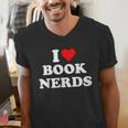 I Heart Book Nerds Book Readers Cute Men's V-Neck T-Shirt I Heart Book Nerds Book Readers Cute Men's V-Neck T-Shirt