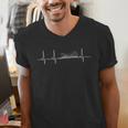 Heartbeat Book Reader Reading Lover Men's V-Neck T-Shirt Heartbeat Book Reader Reading Lover Men's V-Neck T-Shirt