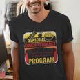 Hibernation Mode Fall And Winter Meme Introvert Vibes Humor Men's V-Neck T-Shirt Hibernation Mode Fall And Winter Meme Introvert Vibes Humor Men's V-Neck T-Shirt