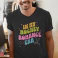 In My Hockey Romance Era Hockey Romance Reader Book CLub Men's V-Neck T-Shirt In My Hockey Romance Era Hockey Romance Reader Book CLub Men's V-Neck T-Shirt