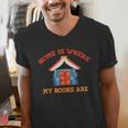Home Is Where My Books Are Men's V-Neck T-Shirt Home Is Where My Books Are Men's V-Neck T-Shirt