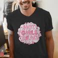 Hot Girls Read Pink Aesthetic Book Lover Reading Men's V-Neck T-Shirt