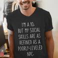I'm a 10 Meme For Introvert Personality Video Gamer Men's V-Neck T-Shirt