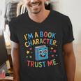 I'm a Book Character Costumes For Kids Storybook Character Men's V-Neck T-Shirt I'm a Book Character Costumes For Kids Storybook Character Men's V-Neck T-Shirt
