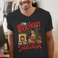 I'm Booked For The Holidays Christmas Reading Bookworm Xmas Men's V-Neck T-Shirt I'm Booked For The Holidays Christmas Reading Bookworm Xmas Men's V-Neck T-Shirt