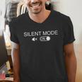 Introvert Introverts Silent Mode Minimalist Men Men's V-Neck T-Shirt Introvert Introverts Silent Mode Minimalist Men Men's V-Neck T-Shirt