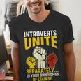 Introverts Unite Introvert Antisocial Anti Social Men's V-Neck T-Shirt Introverts Unite Introvert Antisocial Anti Social Men's V-Neck T-Shirt
