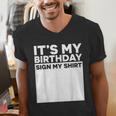 It's My Birthday Sign Boy Men Decoration Guestbook Men's V-Neck T-Shirt It's My Birthday Sign Boy Men Decoration Guestbook Men's V-Neck T-Shirt