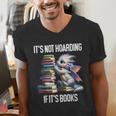 It's Not Hoarding If It's Books ShirtDragon Reading Book Men's V-Neck T-Shirt It's Not Hoarding If It's Books ShirtDragon Reading Book Men's V-Neck T-Shirt