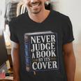 Never Judge a Book By Its Cover Men's V-Neck T-Shirt