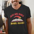 Just One More Book Club Bookish Hippie Men's V-Neck T-Shirt