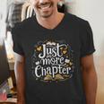 Just One More Chapter Bookish Book Reading Lover Heart Men's V-Neck T-Shirt
