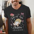 Just One More Chapter I Read Past My Bedtime Cat Book Lover Men's V-Neck T-Shirt Just One More Chapter I Read Past My Bedtime Cat Book Lover Men's V-Neck T-Shirt