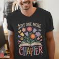 Just One More Chapter Reading Book Lover Men's V-Neck T-Shirt Just One More Chapter Reading Book Lover Men's V-Neck T-Shirt