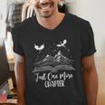 Just One More Chapter Romantasy Dragon Fantasy Romance Book Men's V-Neck T-Shirt Just One More Chapter Romantasy Dragon Fantasy Romance Book Men's V-Neck T-Shirt
