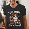 Kawaii Feline Book Reading Read Books Pet My Calico Cat Men Women Men's V-Neck T-Shirt Kawaii Feline Book Reading Read Books Pet My Calico Cat Men Women Men's V-Neck T-Shirt