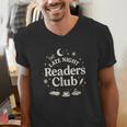 Late Night Readers Club Moon & Stars Book Lover Men's V-Neck T-Shirt Late Night Readers Club Moon & Stars Book Lover Men's V-Neck T-Shirt