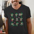 Librarian Book Lover Christmas Elf Reading Joy Men's V-Neck T-Shirt Librarian Book Lover Christmas Elf Reading Joy Men's V-Neck T-Shirt