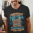 Librarian Book Lover Library Librarian Men's V-Neck T-Shirt Librarian Book Lover Library Librarian Men's V-Neck T-Shirt