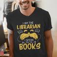 I Am Librarian Book Reader Library Book Reading Men's V-Neck T-Shirt
