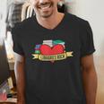 Librarian Library Assistant Libraries Rock Book Lover Men's V-Neck T-Shirt