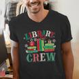 Library Crew Book Lovers Reader Teacher Librarian Christmas Men's V-Neck T-Shirt Library Crew Book Lovers Reader Teacher Librarian Christmas Men's V-Neck T-Shirt