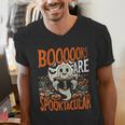 Library Halloween Book Lover Ghost With Books Men's V-Neck T-Shirt Library Halloween Book Lover Ghost With Books Men's V-Neck T-Shirt