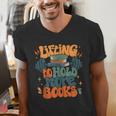 Lifting To Hold More Books Weightlifting Workout Bookish Men's V-Neck T-Shirt