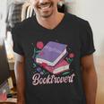 Literary Reading Book Introvert Booktrovert Reading Men's V-Neck T-Shirt Literary Reading Book Introvert Booktrovert Reading Men's V-Neck T-Shirt