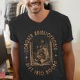 Literature Bookworm Abibliophobia Bookish Men's V-Neck T-Shirt Literature Bookworm Abibliophobia Bookish Men's V-Neck T-Shirt