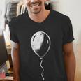 Lone Balloon Celebration Individualistic Introvert Party Men's V-Neck T-Shirt