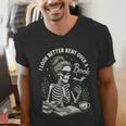 I Look Better Bent Over A Book Men's V-Neck T-Shirt I Look Better Bent Over A Book Men's V-Neck T-Shirt