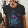 I Look Better Bent Over A Book Smut Reader Bookish Men's V-Neck T-Shirt