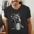 I Love Trashy Book Club Raccoon No Shelf Control Weirdcore Men's V-Neck T-Shirt I Love Trashy Book Club Raccoon No Shelf Control Weirdcore Men's V-Neck T-Shirt