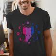 Magic Bi-Pride Book Of Cosmic Energy Men's V-Neck T-Shirt Magic Bi-Pride Book Of Cosmic Energy Men's V-Neck T-Shirt